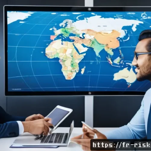 위험관리기술자 해외 취업 가능성 - A professional international risk manager conducting a virtual meeting with a diverse multicultural ...